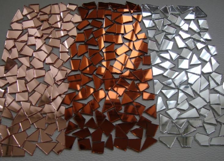 Broken mirrors glass ( off cuts).