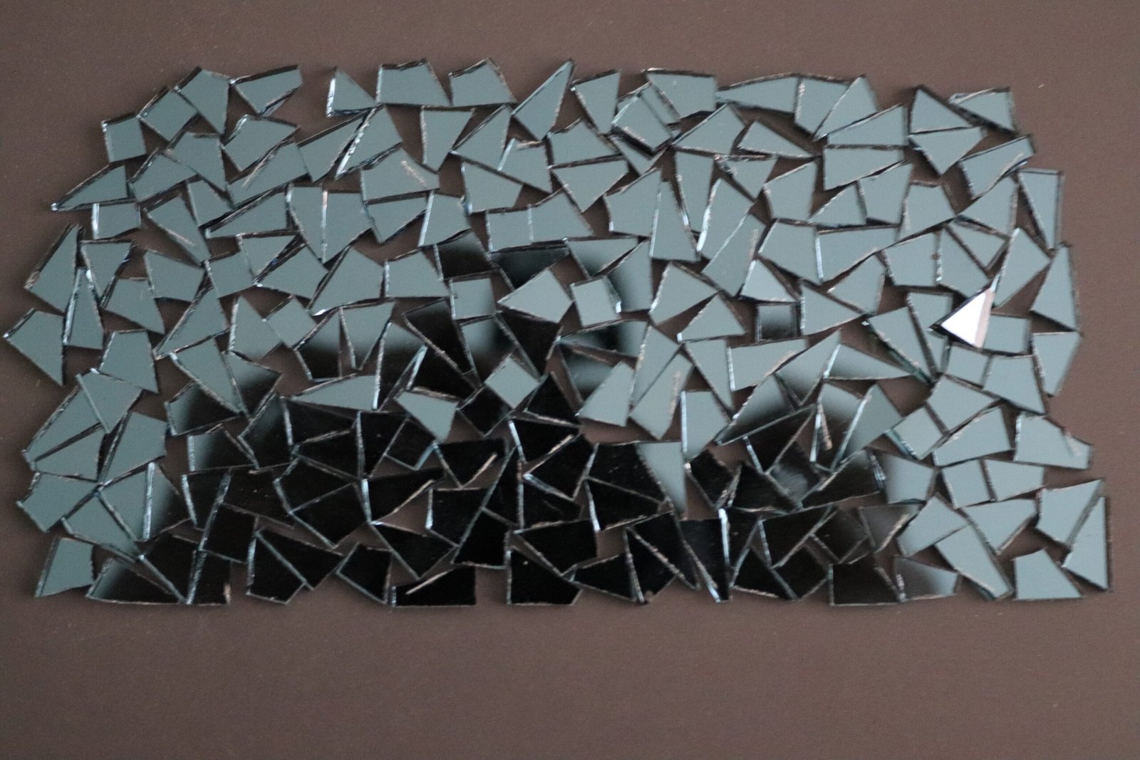 Mosaic Azure blue mirror glass tiny off cuts 1000 pieces 1.8 mm thick. - Image 2