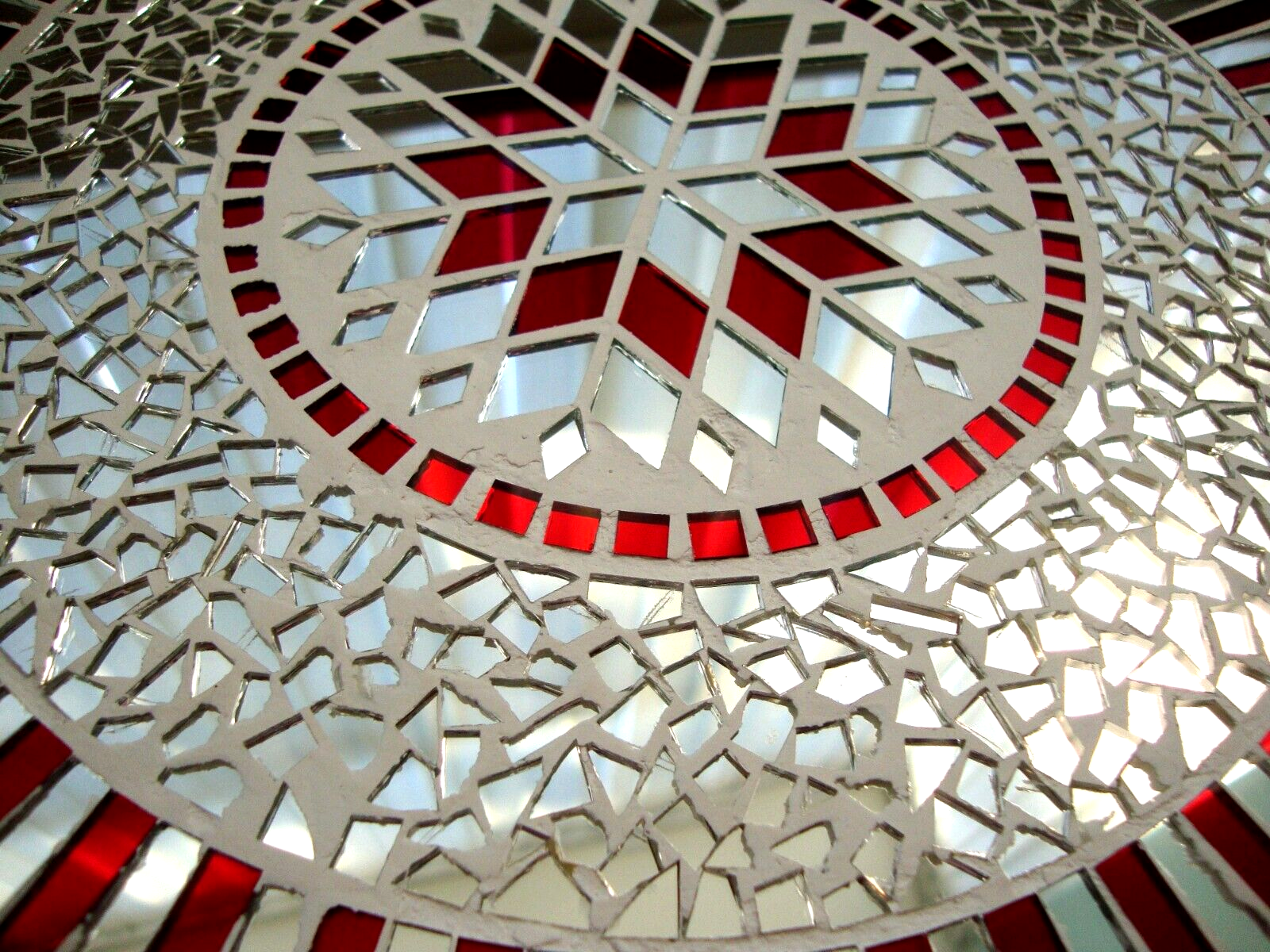 Mosaic Silver mirror glass tiny off cuts 1000 pieces 1.8 mm thick. - Image 3